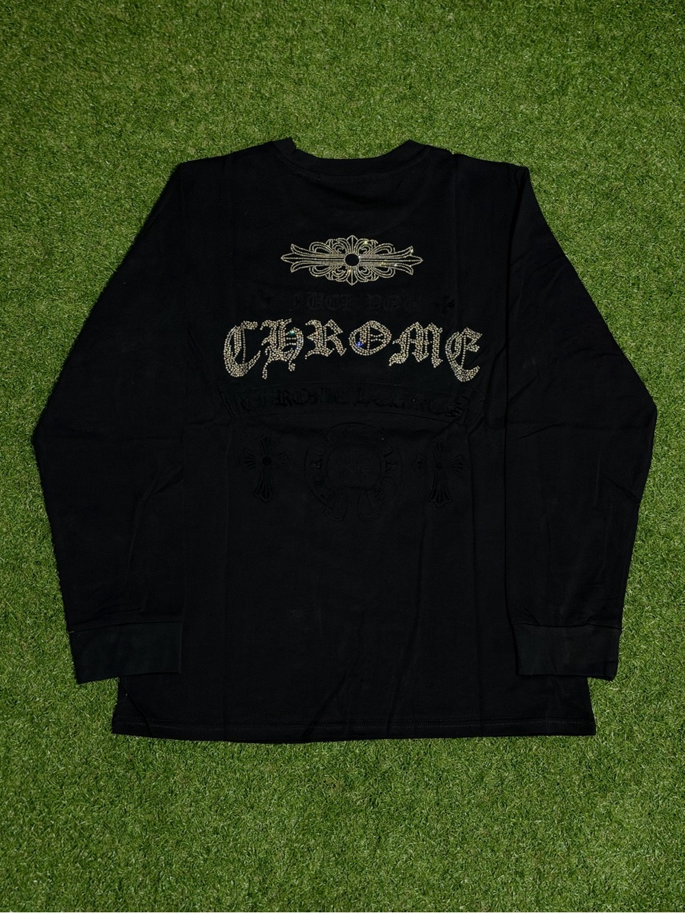 VVS Black Chrome Hearts Long Sleeve